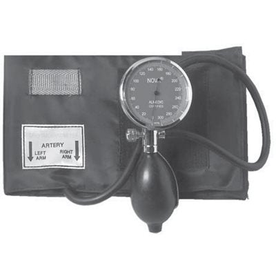 Nova® Palm Model Aneroid Blood Pressure Unit With Large Dial Latex Free, Blue Nylon Cuff