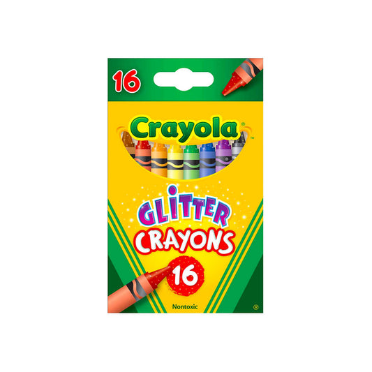 16 Count Glitter Crayons