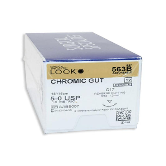 Chromic Gut with C6/C7 Needle – 46 cm - Box of 12