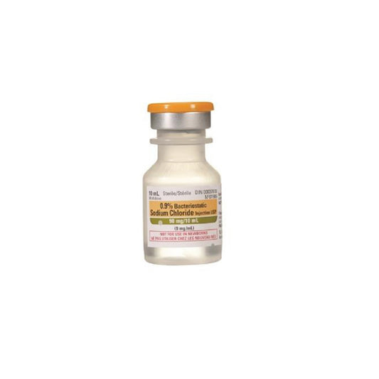 Bacteriostatic Saline (0.9% NaCl) For Injection USP - 10mL, 01966010
