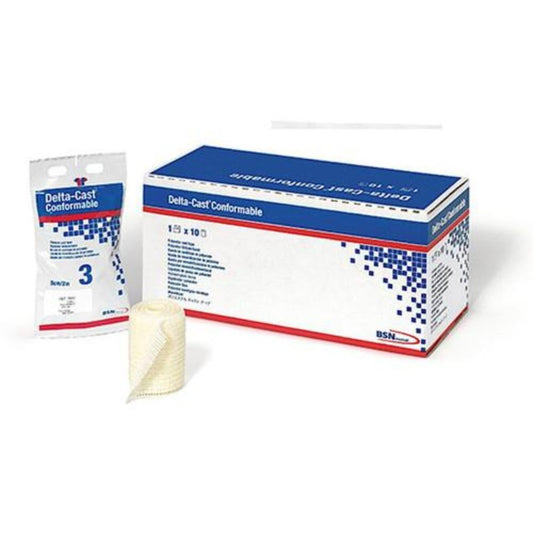Delta-Lite Plus - White Fiberglass Cast Tape, Box of 10 Rolls