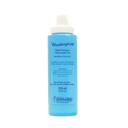Wavelength Multi-Purpose Ultrasound Gel, 250 mL - Medium Viscosity