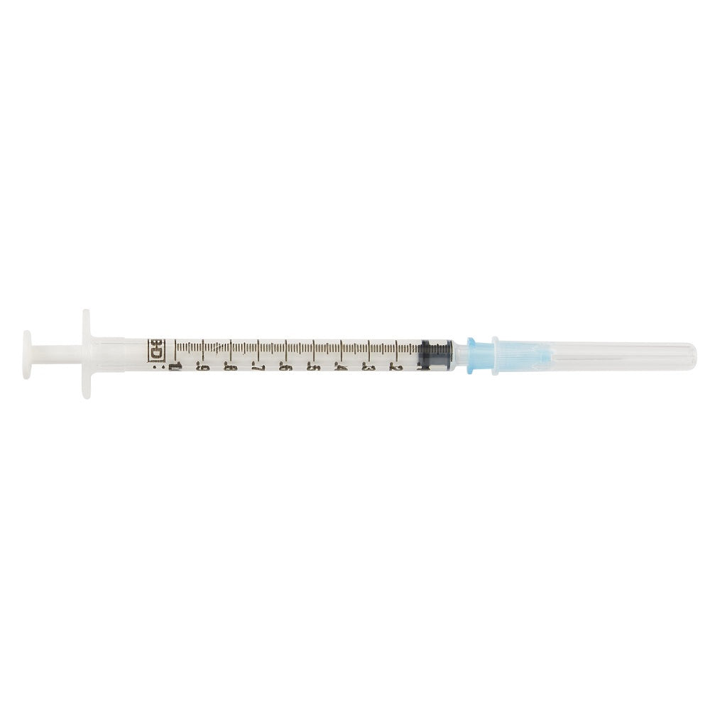1 mL BD Luer Slip Tip Syringe with Attached Needle 25G x 5/8 in.