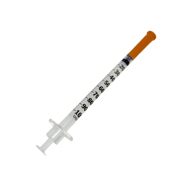 1cc BD Micro-Fine™ IV Insulin Syringe with Needle, 28G x 13mm - Box of 100