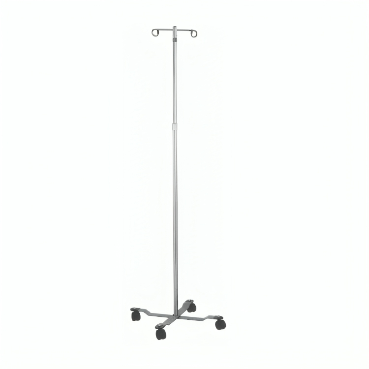 2-Hook I.V. Stand, 4 Legs