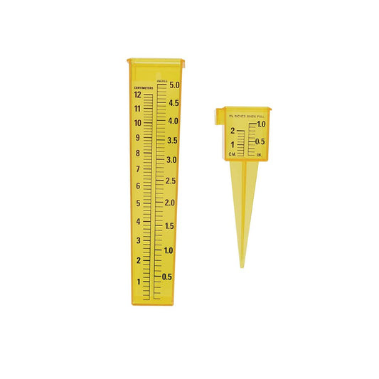 Bios 2-In-1 Rain Gauge - Yellow