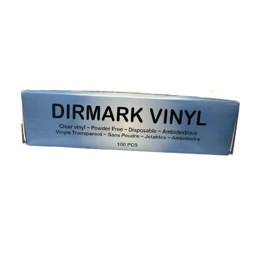 Dirmark Vinyl Gloves, Box of 100 - 2010534