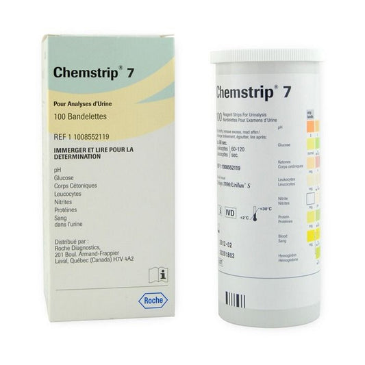 Roche Urinalysis Strips - Chemstrip®7