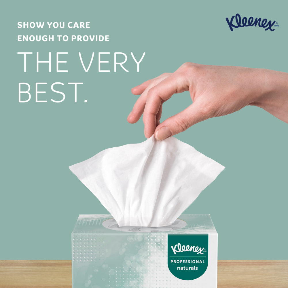 Kleenex® Professional Naturals Facial Tissue, 2 Ply, 36 Boxes