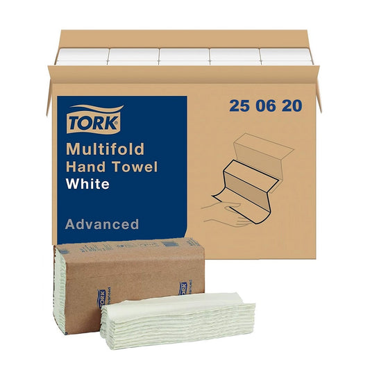 Tork® Advanced C-Fold Hand Towel, 1-Ply, 10.1" x 12.8", 250620