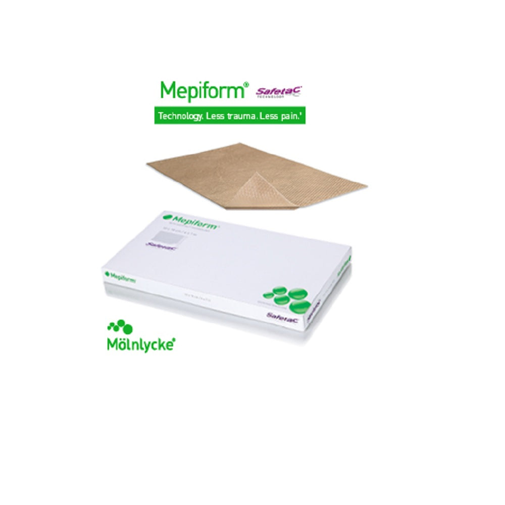 Mepiform® Self-adherent Dressing, Silicone Gel, 10 x 18 cm, 293400