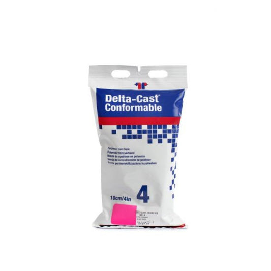 Delta-Cast Conformable - Pink Polyester Cast Tape, Pack of 10