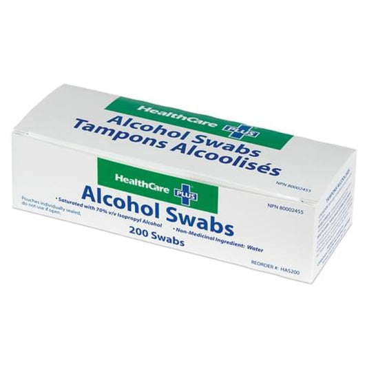 There is one box of Medium Alcohol Swabs