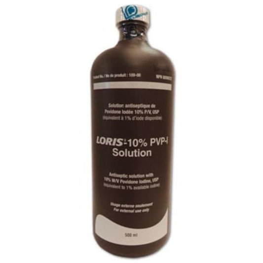 Povidone Iodine Solution 10% PVP 500ml Bottle