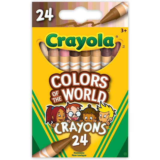 24 Colours Of The World Crayons