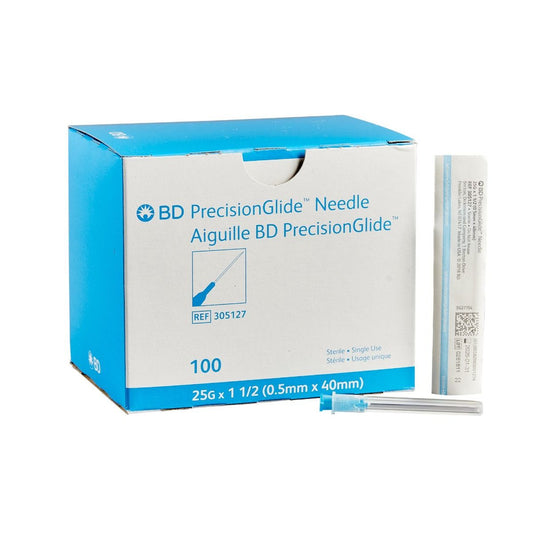 BD™ PrecisionGlide™ Sterile Needles 25G X 1½" - 305127