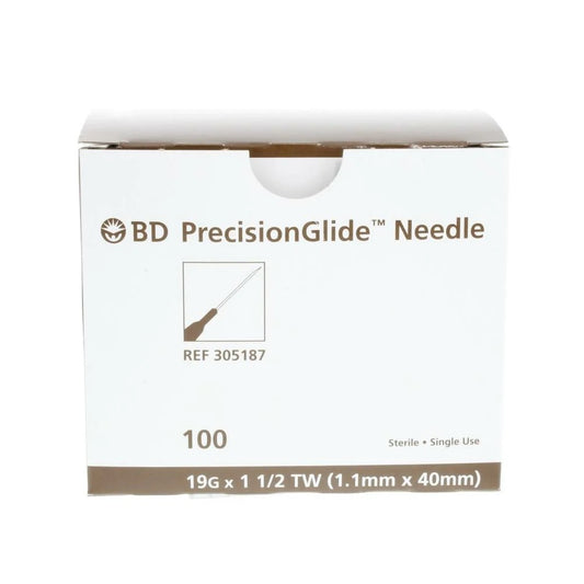 BD™ PrecisionGlide™ Thin Wall Sterile needles 19G X 1½" - 305187