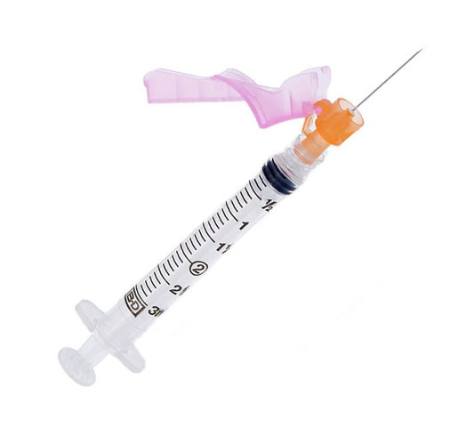 1 mL BD Luer-Lok™ Syringe with BD Eclipse™ Safety 1cc, 27G x ½", Thin Wall Needle- 305789