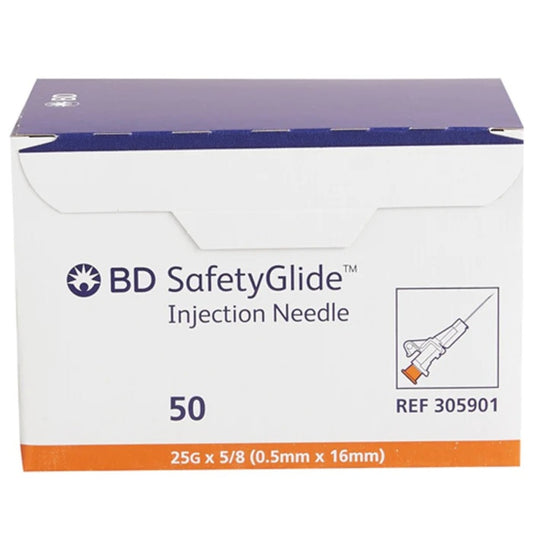 BD SAFETYGLIDE™ NEEDLES 25G X ⅝" - 305901