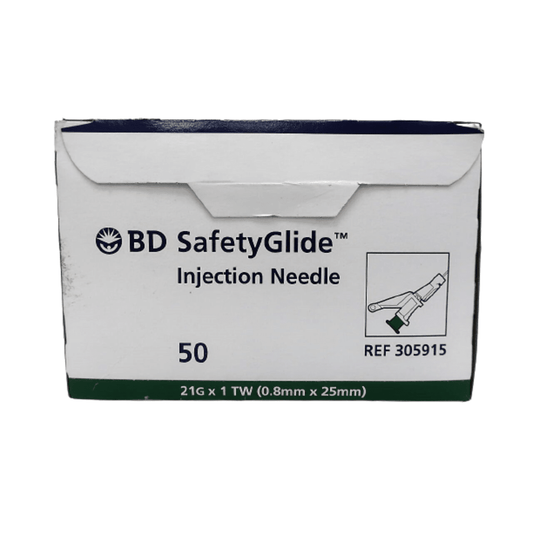 BD SAFETYGLIDE™ NEEDLES 21G X 1" - 305915