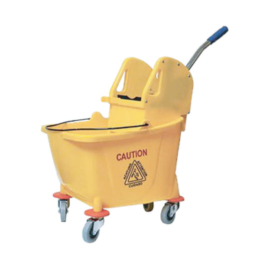 32L, VICBAY VBMB32DY  MOP BUCKET, YELLOW DOWN PRESS