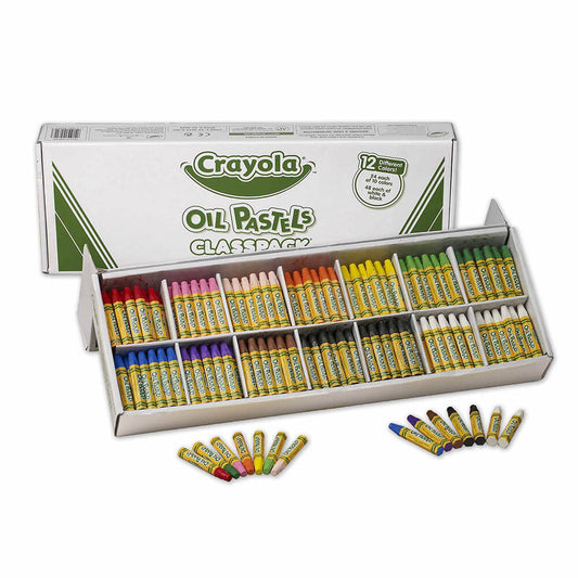Oil Pastels - 336 Count - 12 Colours