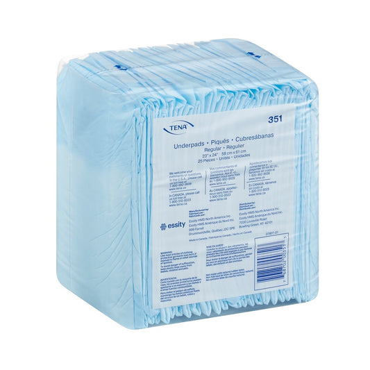 TENA® Regular Underpad, 23"x24", Light Absorbency- 351