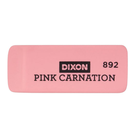 Dixon Pink Carnation Wedge Erasers - Pink - 36 Pack