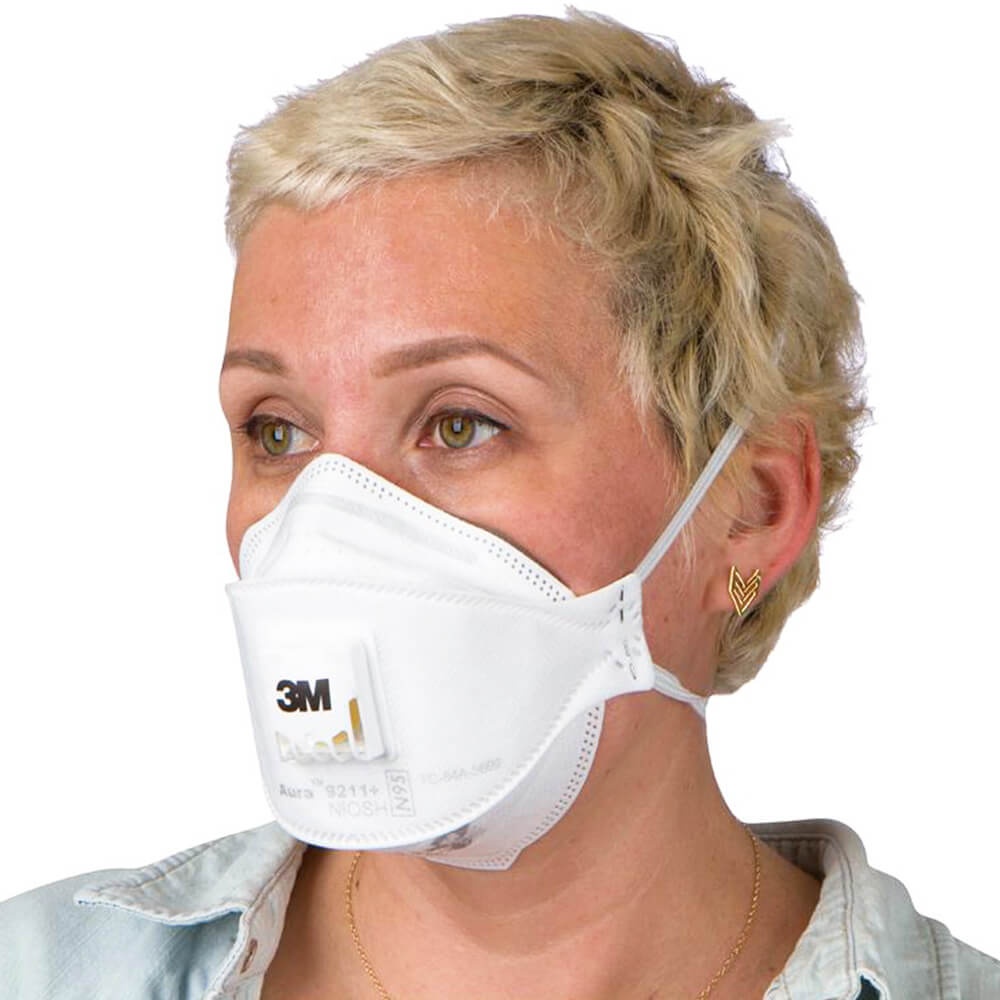 3M Aura Particulate Respirator 9211+, N95