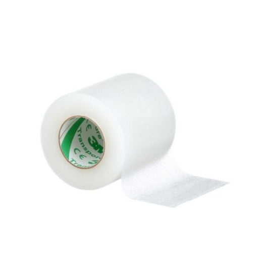 Transpore™ Surgical Tape, Plastic, Transparent - 5 cm x 9.1 m