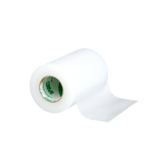 3M™ Transpore™ Surgical Tape, Plastic, 7.6cmx 9.1m - Transparent