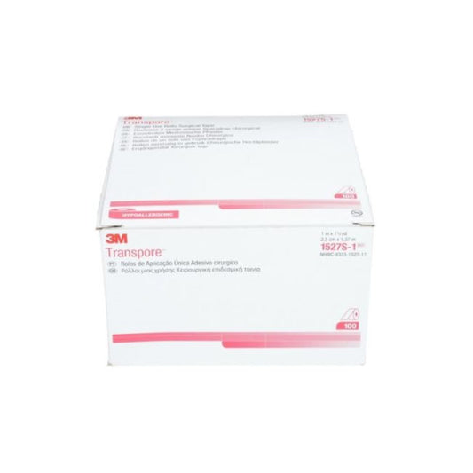 Transpore™ Surgical Tape, Plastic, Transparent - 2.5 cm x 1.37 m