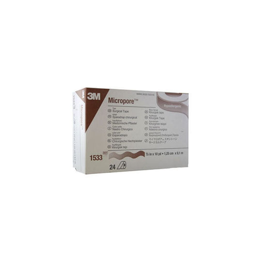 Micropore™ Surgical Tape, Tan - 1/2" x 10 Yards