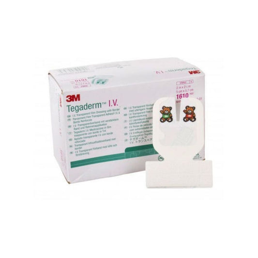 Tegaderm™ I.V. Transparent Film Dressing, Pediatric, 2" x 2.5"