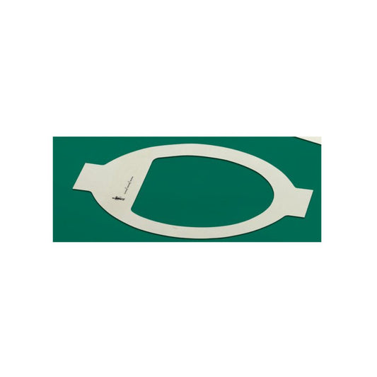 3M™ Tegaderm™ Transparent Film Dressing with Border with Label, Oval - 10cm x 11.5cm