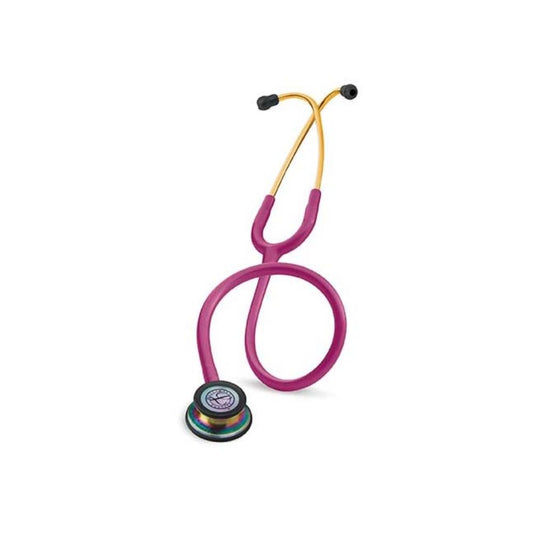 Littmann® Classic III™ Stethoscope, Rainbow Finish, 27" Tube - Raspberry