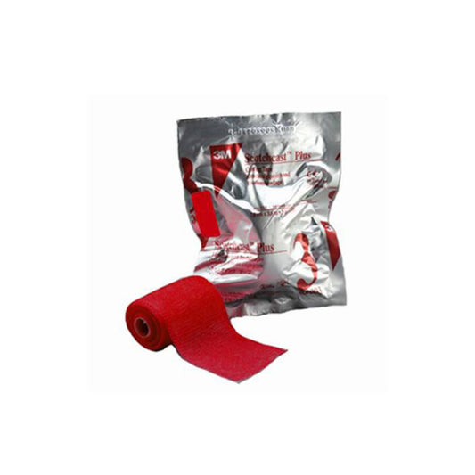 Scotchcast™ Plus Casting Tape, 5 cm x 3.6 m, Red - Box of 10 Rolls