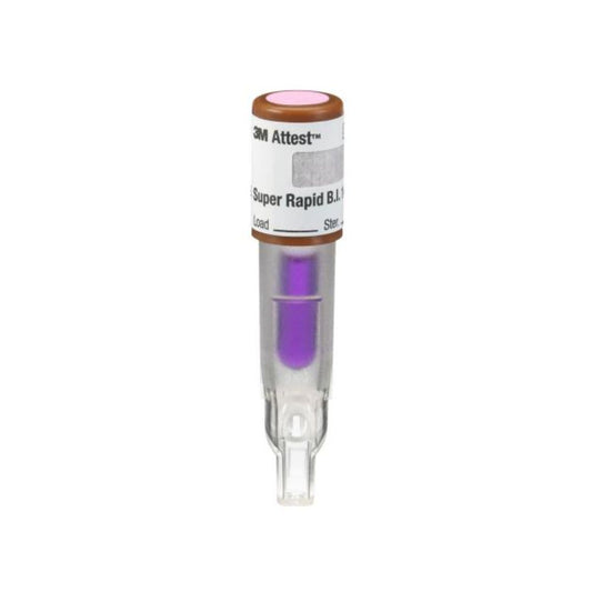 3M Attest Super Rapid Steam Biological Indicator, 1492V - Box of 50