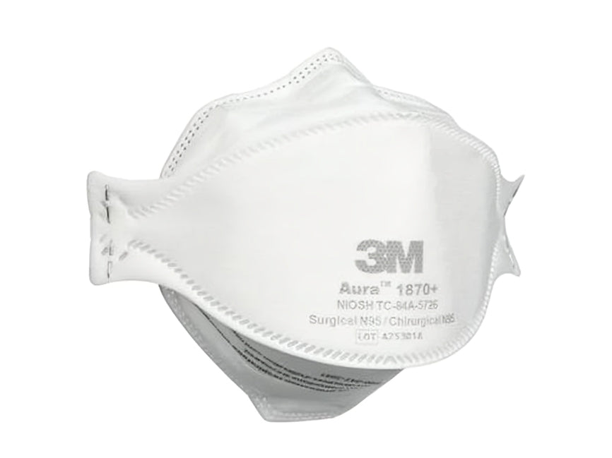 3M™ Aura™ Health Care Particulate Respirator and Surgical Mask, 1870+, N95, 2