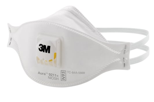 3M™ Aura™ Particulate Respirator 9211+, N95 - 10 Per Box