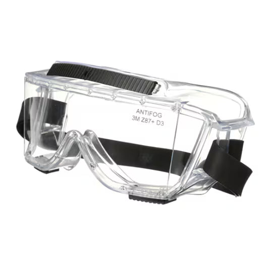3M™ Centurion Splash Safety Goggle, 454AF, clear anti-fog lens