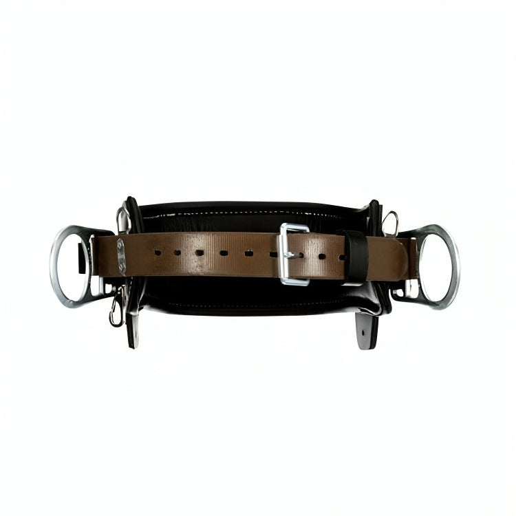 3M™ DBI-SALA® 2D Lineman Tongue Buckle Positioning Belt 1003252, Leather, Black, D30