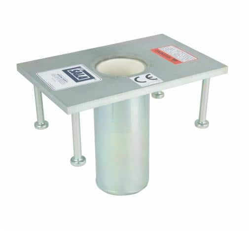 3M™ DBI-SALA® Advanced Floor Mount Cast-in-Place Sleeve Davit Base, 8512828, silver