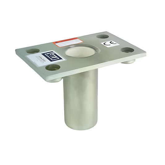  3M™ DBI-SALA® Advanced Floor Mount Sleeve Davit Base, 8512827, Silver, 12 in x 8 in x 9.2 in (30.4 cm x 20.3 cm x 23.6 cm)