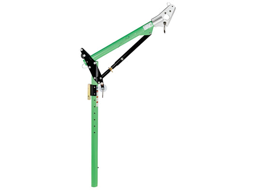 3M™ DBI-SALA® Advanced One-Piece Adjustable Offset Davit Mast, Green, Silver, 1