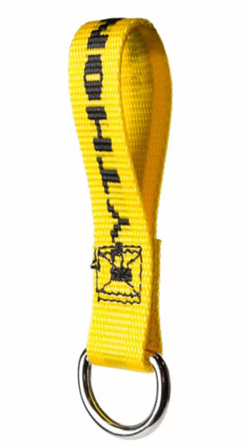 3M™ DBI-SALA® Belt Loop D-ring, yellow, 4 in x 1 in (10 cm x 2.5 cm)
