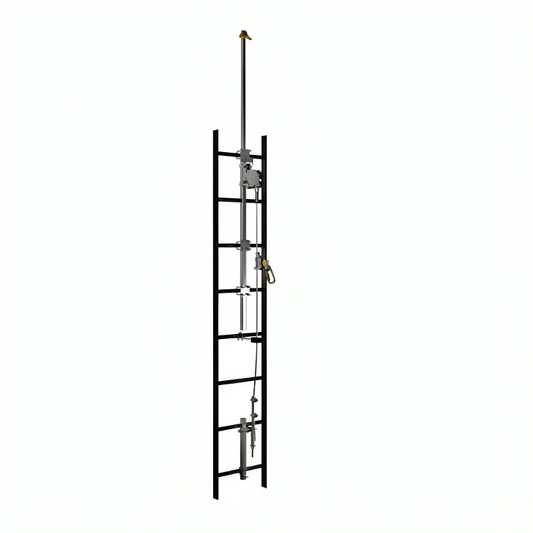 3M_DBI-SALA_Lad-Saf_CableVerticalSafetySystemBracketry6116618_TelescopingExtension_4User_GalvanizedSteel_1Case