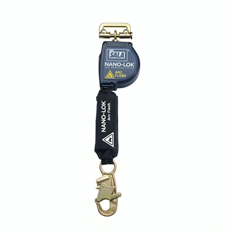 3M™ DBI-SALA® Nano-Lok™ Arc Flash Self Retracting Lifeline, 3101541, quick connect, web 8 ft (2.4 m) 