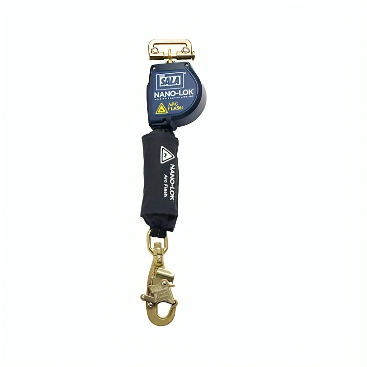 3M™ DBI-SALA® Nano-Lok™ Arc Flash Self Retracting Lifeline, 3101542, quick connect, web 8 ft (2.4 m)