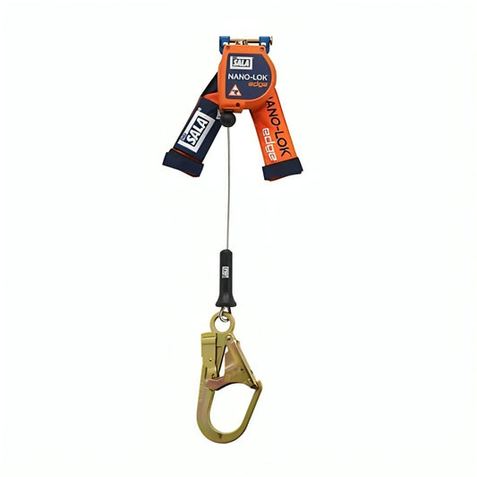 3M™ DBI-SALA® Nano-Lok™ Edge Self-Retracting Lifeline, 3500252, Cable, Quick Connect, 8 ft (2.4 m)
